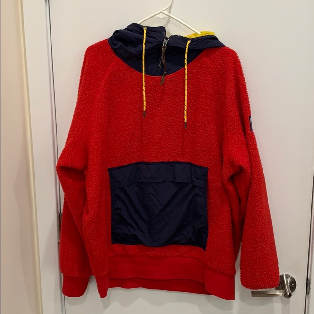 Used POLO HI TECH fleece hoodie size large